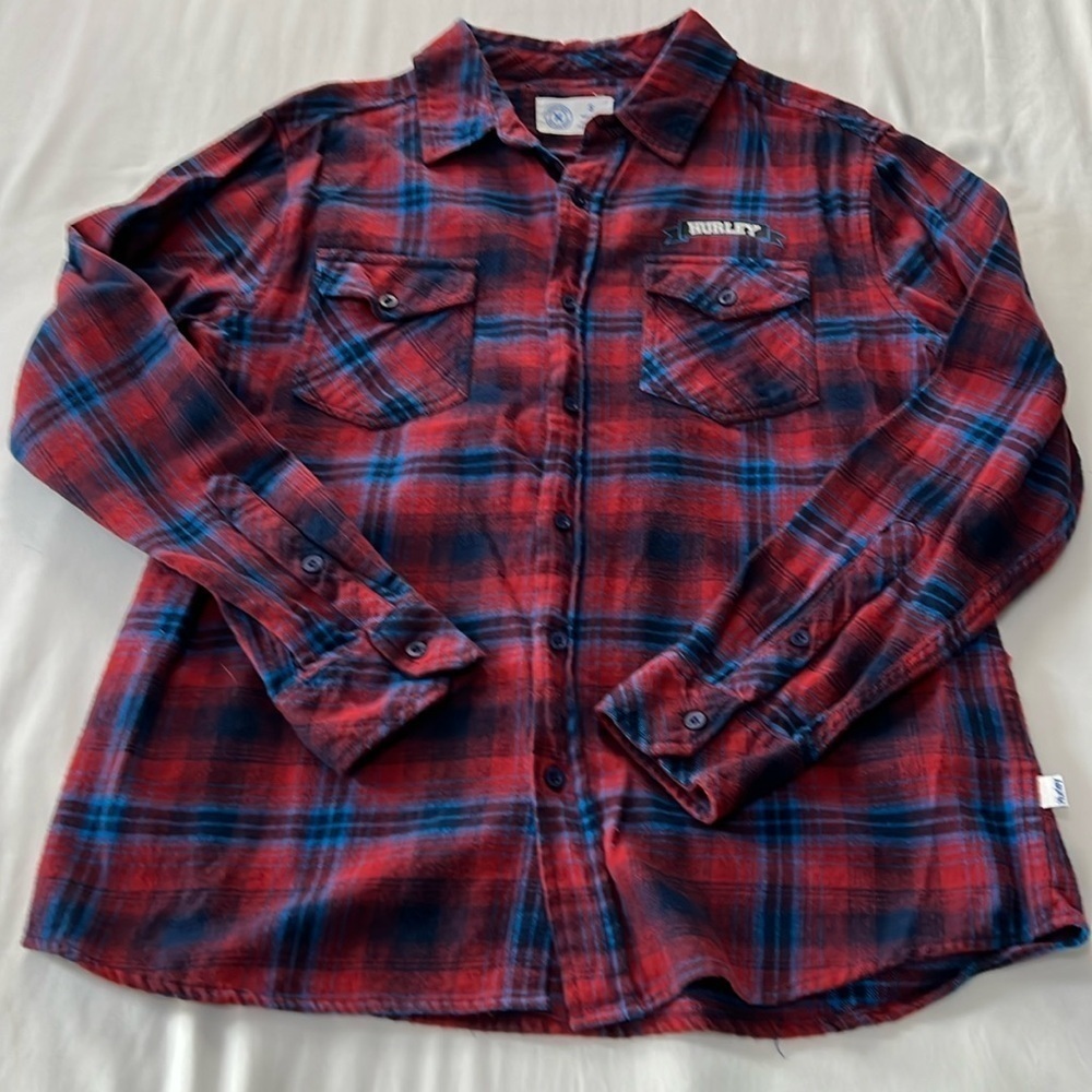Hurley Red/Blue Flannel